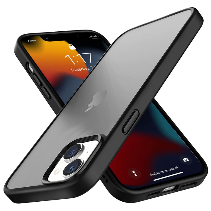 Ultra Hybrid Matte Frosted Translucent Back Cover Case for iPhone 13
