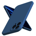 Silicon Soft Case Camera Protect Microfiber Lining Cover for iPhone 13 Pro Max
