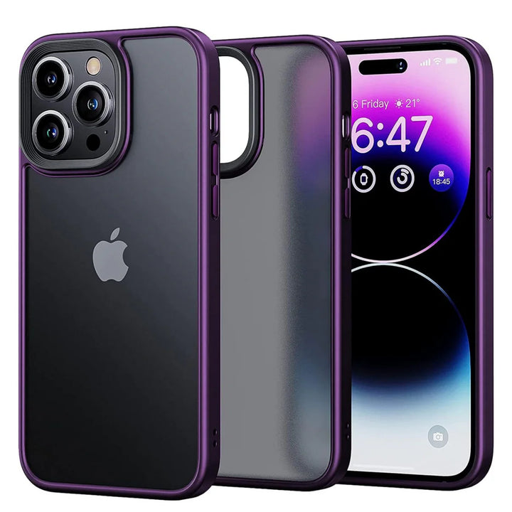 Ultra Hybrid Frosted Translucent Matte  Case for iPhone 14 Pro Max