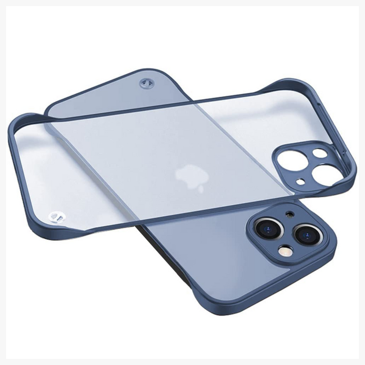 Frameless Hard Back Cover Case for iPhone 13