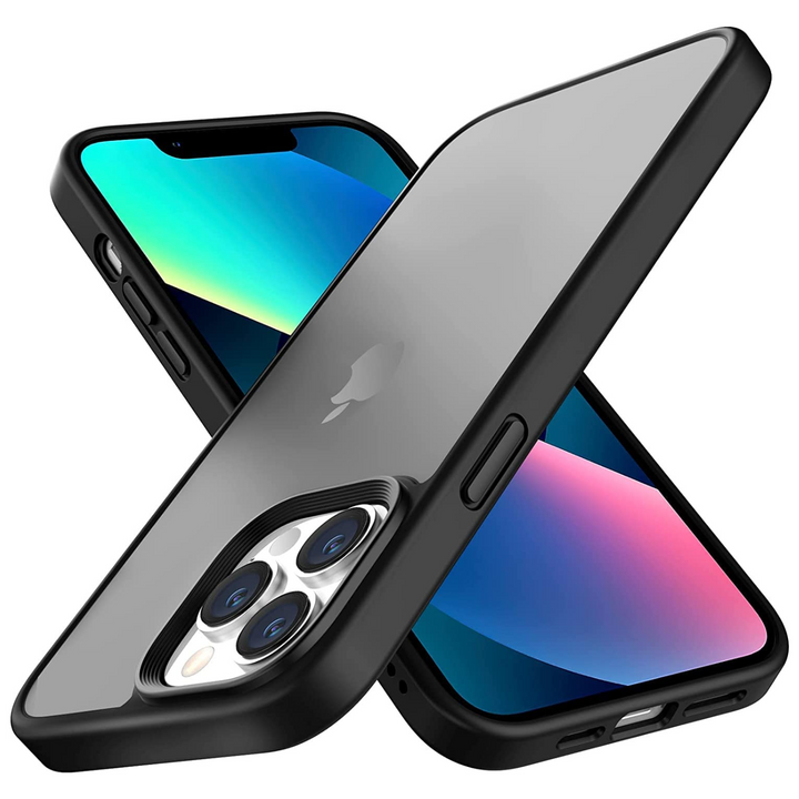 Ultra Hybrid Matte Frosted Translucent Back Cover Case For Iphone 13 Pro-Max
